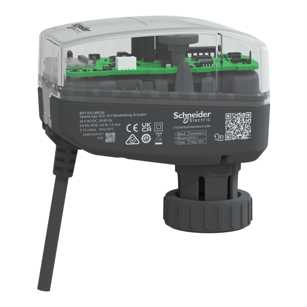 Moteur 0..10v pibcv , câble de 5m pour vp228e/vp229e - Schneider Electric - MP130S24M5M