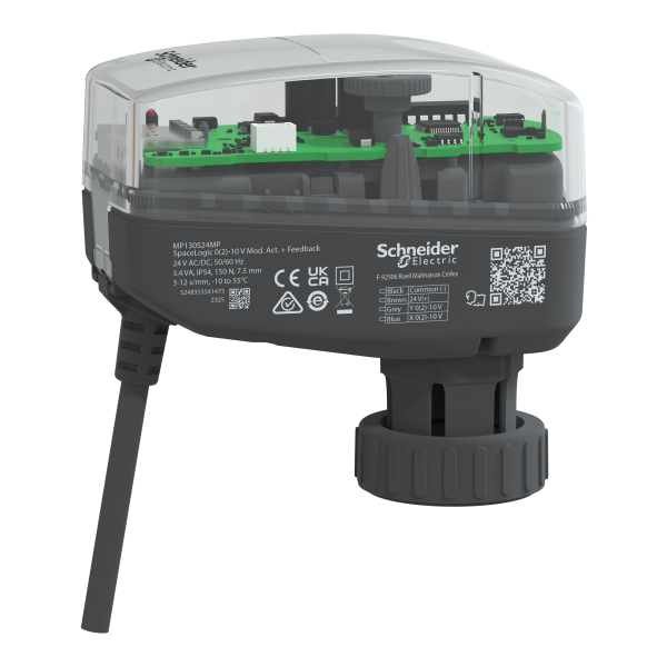 Moteur 0..10v pibcv avec recopie pour vp228e/vp229e - Schneider Electric - MP130S24MP