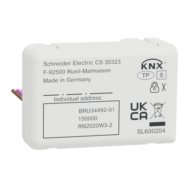 Spacelogic knx interface bouton poussoir basic, 4 canaux, secure - Schneider Electric - MTN6002-0004S