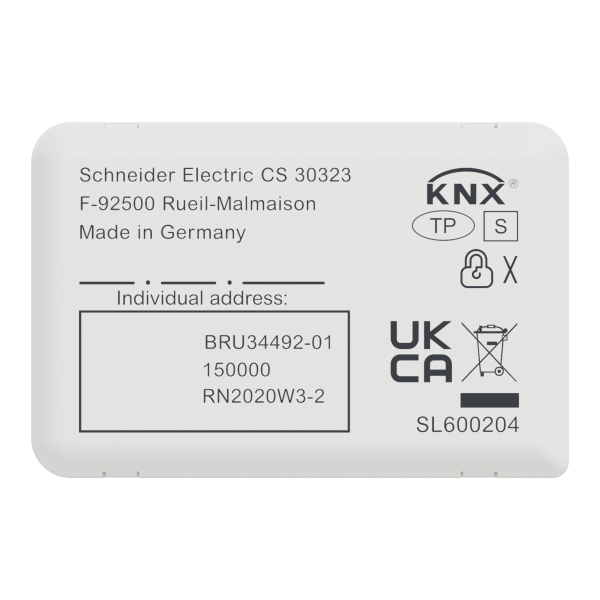 Spacelogic knx interface bouton poussoir basic, 4 canaux, secure - Schneider Electric - MTN6002-0004S