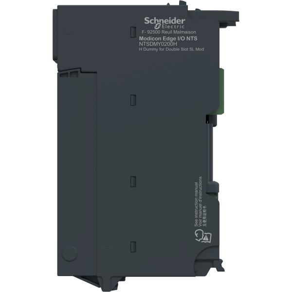 Edge i/o nts module seul factice 2slots  - durcie - Schneider Electric - NTSDMY0200H