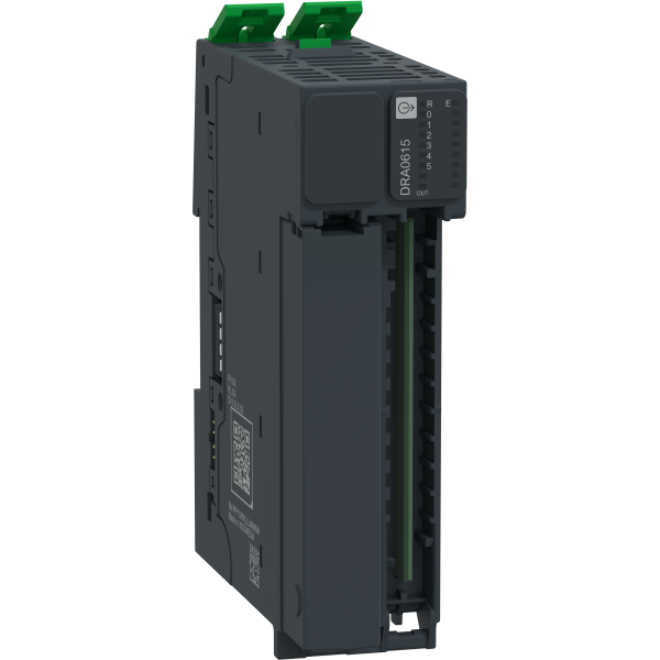 Edge i/o nts module+base sortie relais 6 voies, no, 5 à 125vdc, 24 à 240vac, 2a - Schneider Electric - NTSDRA0615K