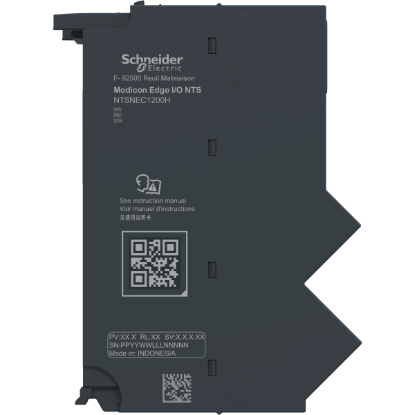 Edge i/o nts tête de station seule, ethernetip/modbustcp 100mbps,2rj45 - durcie - Schneider Electric - NTSNEC1200H