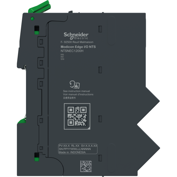 Edge i/o nts tête de station+base+term, ethernetip/mbtcp 100mbps,2rj45- durcie - Schneider Electric - NTSNEC1200HK