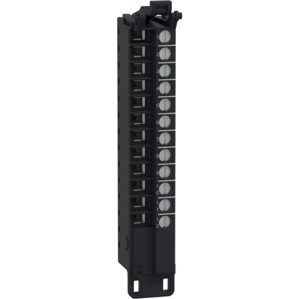 Edge i/o nts connecteur 12pts à vis 5mm dc sans capot - durcie - Schneider Electric - NTSXTB12000H