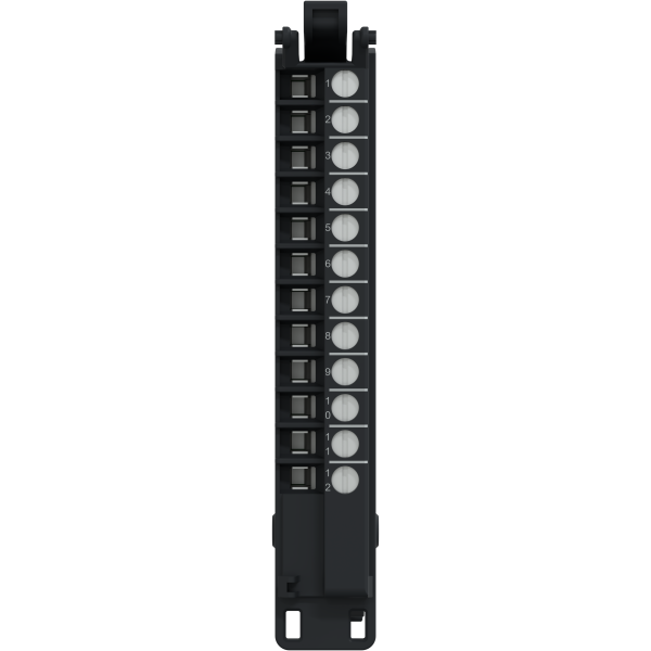 Edge i/o nts connecteur 12pts à vis 5mm dc sans capot - durcie - Schneider Electric - NTSXTB12000H