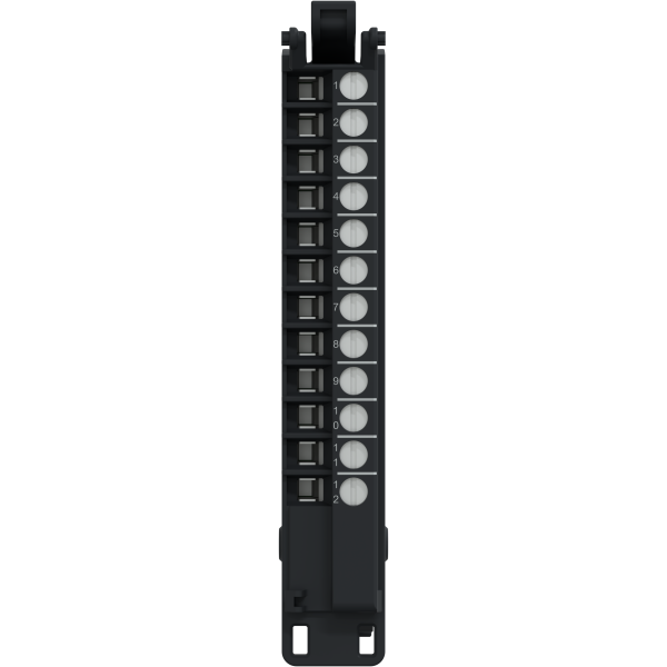 Edge i/o nts connecteur 12pts à vis 5mm ac sans capot - durcie - Schneider Electric - NTSXTB12010H