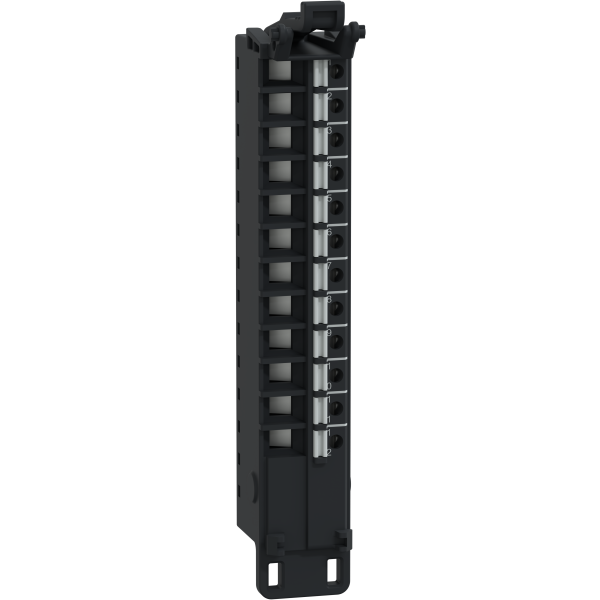 Edge i/o nts connecteur 12pts à ressort 5mm dc sans capot - durcie - Schneider Electric - NTSXTB12200H