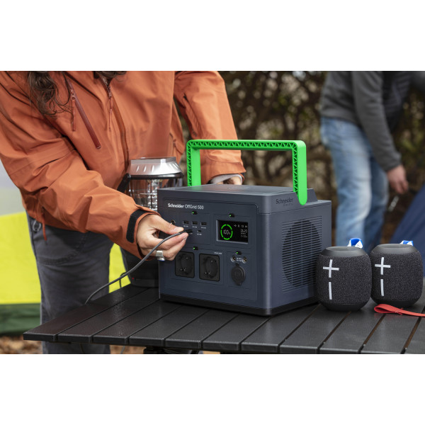 Schneider offgrid 500, station electrique portable, 230v, 517wh lithium-ion, lcd - Schneider Electric - PPS500-GR