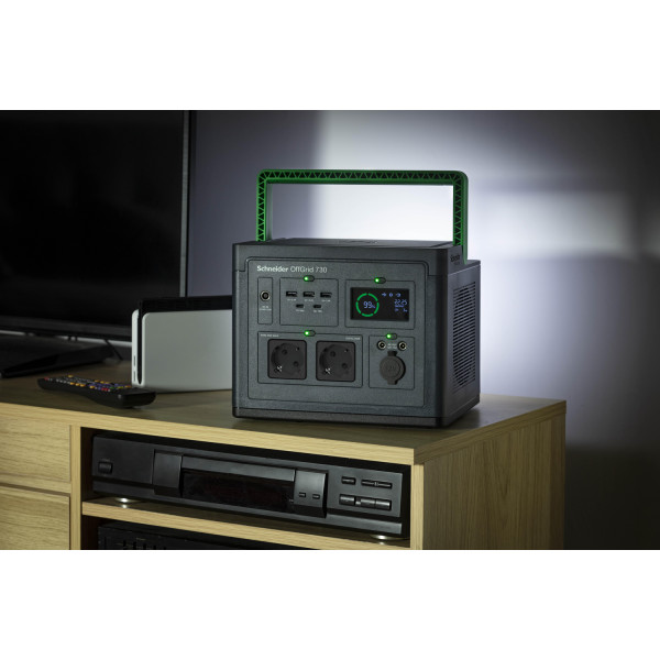 Schneider offgrid 730, station electrique portable, 230v, 738wh lithium-ion, lcd - Schneider Electric - PPS730-GR