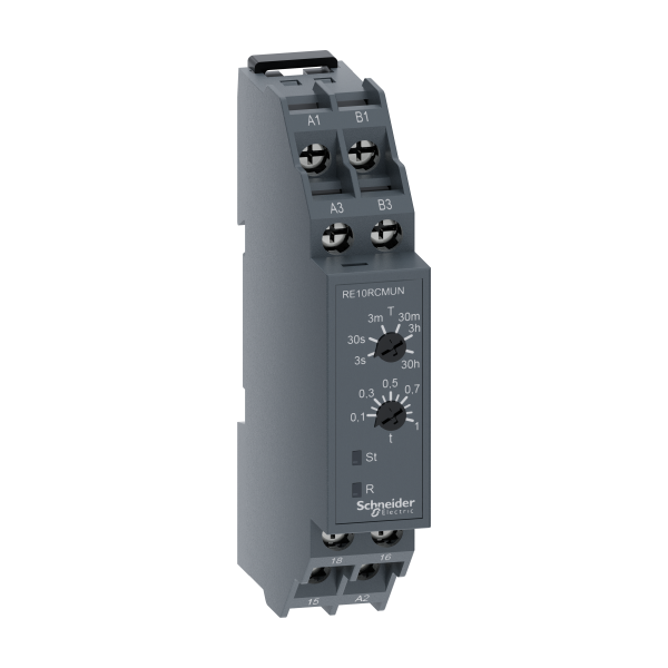 Harmony time re10 - off delay - fonction c - 1of - 5a - 0/30h - 24vcc/a - 240vca - Schneider Electric - RE10RCMUN