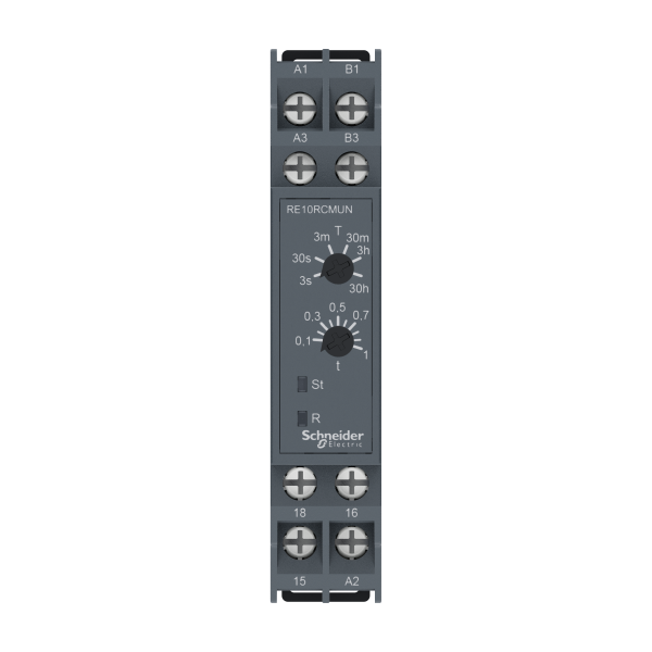 Harmony time re10 - off delay - fonction c - 1of - 5a - 0/30h - 24vcc/a - 240vca - Schneider Electric - RE10RCMUN