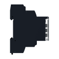 Harmony rm17 - relais sur/sous-intensité 1 phase - 0,5a à 10a - 1of - 220-240vac - Schneider Electric - RM17JA12M7