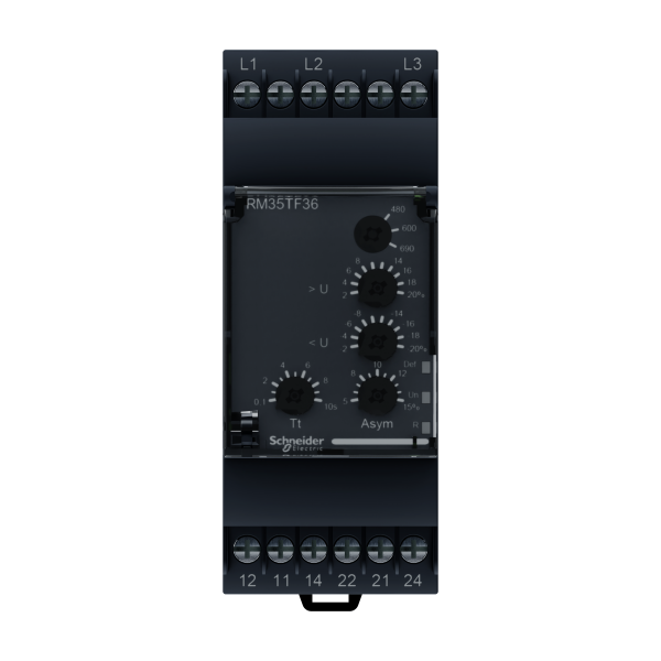 Harmony rm35 ctrl de tension multifonctions 480 à 690 vac triphasé - Schneider Electric - RM35TF36