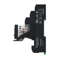 Harmony rxg - relais embroc+embase push in - test + del - 1of 10a - 24vdc - Schneider Electric - RXG12BDPVP