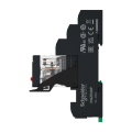Harmony relay rxg - relais embrochable+embase push in - test - 2of 5a - 24vac - Schneider Electric - RXG21B7PVP