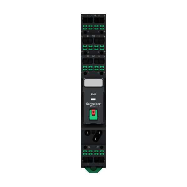 Harmony relay rxg - relais embrochable+embase push in - test - 2of 5a - 230vac - Schneider Electric - RXG21P7PVP