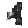 Harmony relay rxg - relais embrochable+embase push in - del - 2of 5a - 24vdc - Schneider Electric - RXG23BDPVP
