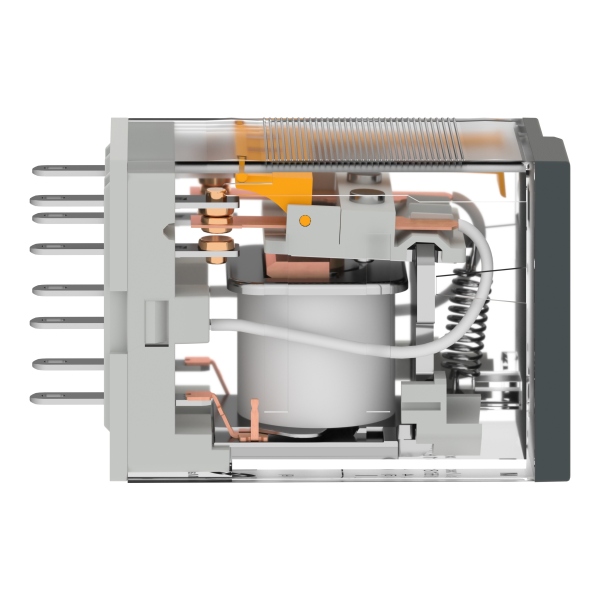 Harmony relay rxm2l - relais miniature - embrochable - 2of - 5a - 24vcc - Schneider Electric - RXM2LB1BD