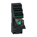 Harmony easy relais + emb pushin cont séparés - 4of - 6a - test - 24vdc - Schneider Electric - RXM4AB1BDPVP