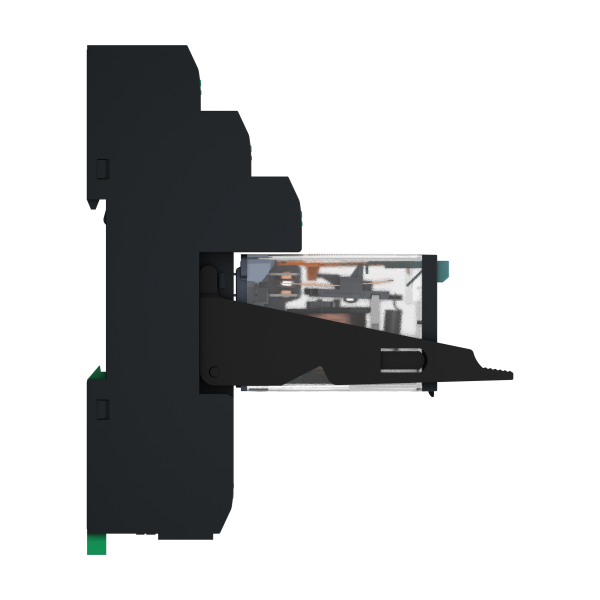 Harmony easy relais + emb pushin cont séparés - 4of - 6a - test - 24vdc - Schneider Electric - RXM4AB1BDPVP