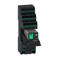 Harmony easy relais + emb pushin cont séparés - 4of - 6a - test+led - 24vdc - Schneider Electric - RXM4AB2BDPVP