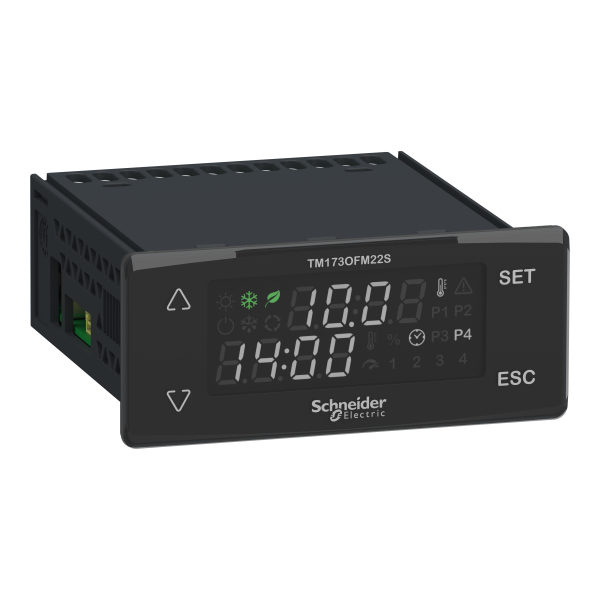 Contrôleurs logiques m173 optimized montage en façade 22 e/s , 2 rs485 , 2 ssr - Schneider Electric - TM173OFM22S