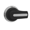 Accessoire pour gamme vario tesys poignée rotative noire - quart de tour - Schneider Electric - VLSH3S7NBD