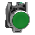 Harmony xb4 - bouton poussoir à impulsion - Ø22 - vert - 1f - push in - Schneider Electric - XB4BA315
