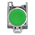 Harmony xb4 - bouton poussoir à impulsion - Ø22 - vert - 1f - push in - Schneider Electric - XB4BA315