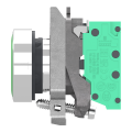 Harmony xb4 - bouton poussoir à impulsion - Ø22 - vert - 1f - push in - Schneider Electric - XB4BA315