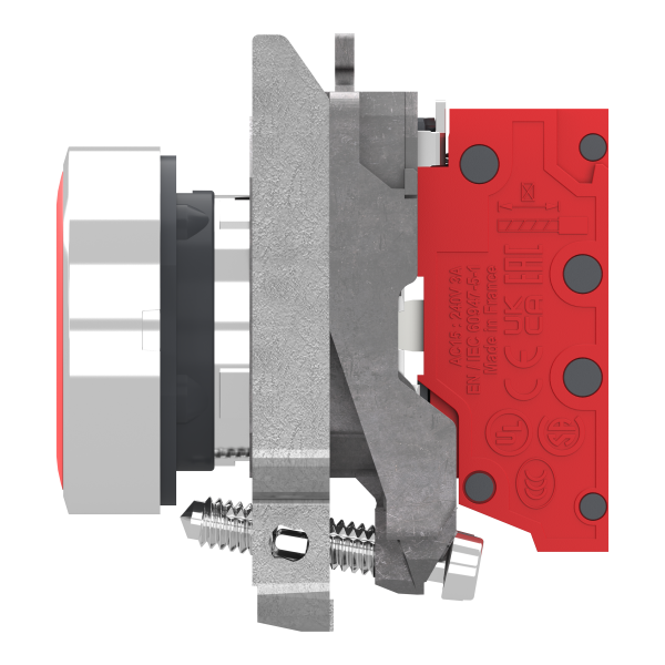 Harmony xb4 - bouton poussoir à impulsion - Ø22 - rouge - 1o - push in - Schneider Electric - XB4BA425