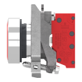 Harmony xb4 - bouton poussoir à impulsion - Ø22 - rouge - 1o - push in - Schneider Electric - XB4BA425