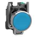 Harmony xb4 - bouton poussoir à impulsion - Ø22 - bleu - 1f - push in - Schneider Electric - XB4BA615