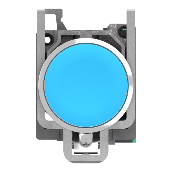 Harmony xb4 - bouton poussoir à impulsion - Ø22 - bleu - 1f - push in - Schneider Electric - XB4BA615