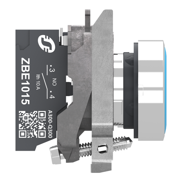 Harmony xb4 - bouton poussoir à impulsion - Ø22 - bleu - 1f - push in - Schneider Electric - XB4BA615