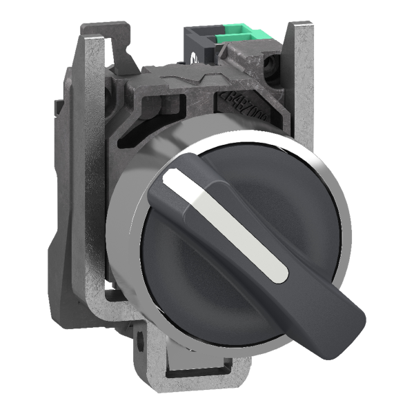 Harmony xb4 - bouton tournant à manette - 2 pos à rap. - noir - 1f - push in - Schneider Electric - XB4BD415