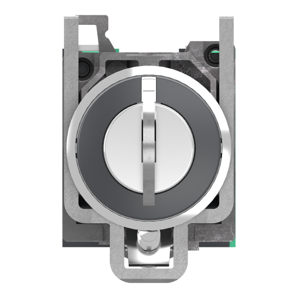 Harmony xb4 - bouton à clé 455 - Ø22 - 3 pos fix - retr gcd - 2f - push in - Schneider Electric - XB4BG035