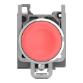 Harmony xb4 - bouton poussoir à impulsion - dépassant - rouge - 1o - push in - Schneider Electric - XB4BL425
