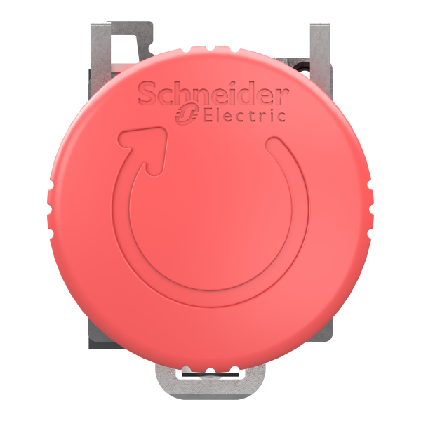 Harmony xb4 - bouton arrêt urgence - Ø40 - pousser tourn - rouge - 1o - push in - Schneider Electric - XB4BS84425