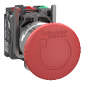 Harmony xb4 - bouton arrêt urgence - Ø40 - pousser tourn - 2o+1f - push in - Schneider Electric - XB4BS844415
