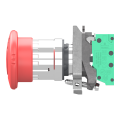 Harmony xb4 - bouton arrêt urgence - Ø40 - pousser tourn - 2o+1f - push in - Schneider Electric - XB4BS844415