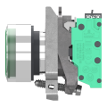 Harmony xb4 - poussoir lumineux led - 1f+1o - vert - Ø22 - 24vacdc - push in - Schneider Electric - XB4BW33B55