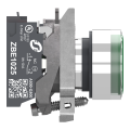 Harmony xb4 - poussoir lumineux led - 1f+1o - vert - Ø22 - 24vacdc - push in - Schneider Electric - XB4BW33B55