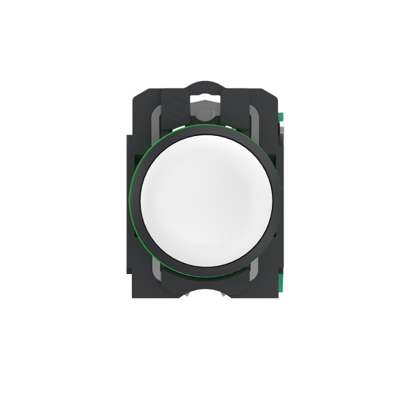 Harmony xb5 - bouton poussoir blanc - plastique à vis - rap à ressort - push in - Schneider Electric - XB5AA115