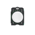 Harmony xb5 - bouton poussoir blanc - plastique à vis - rap à ressort - push in - Schneider Electric - XB5AA115