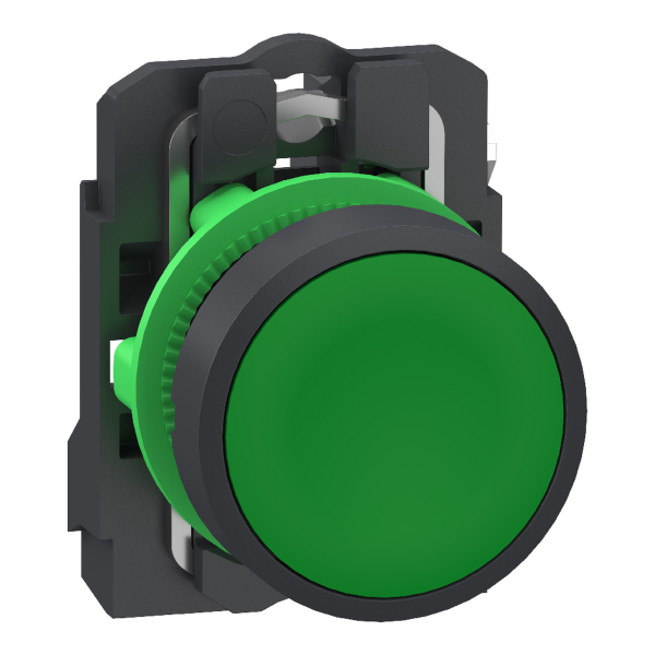 Harmony xb5 - bouton poussoir à impulsion - Ø22 - vert - 1f - push in - Schneider Electric - XB5AA315