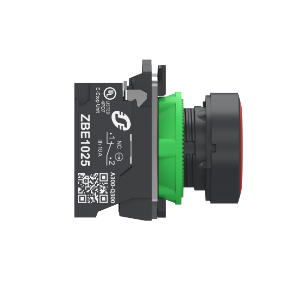 Harmony xb5 - bouton poussoir à impulsion - Ø22 - rouge - 1o - push in - Schneider Electric - XB5AA425