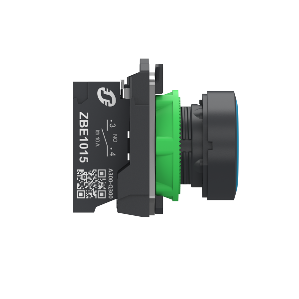 Harmony xb5 - bouton poussoir à impulsion - Ø22 - bleu - 1f - push in - Schneider Electric - XB5AA615