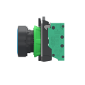 Harmony xb5 - bouton poussoir à impulsion - Ø22 - bleu - 1f - push in - Schneider Electric - XB5AA615